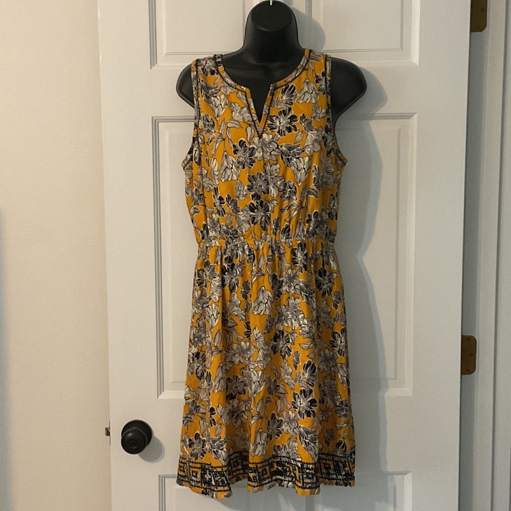 Market & Spruce Floral Sleeveless Mini Dress